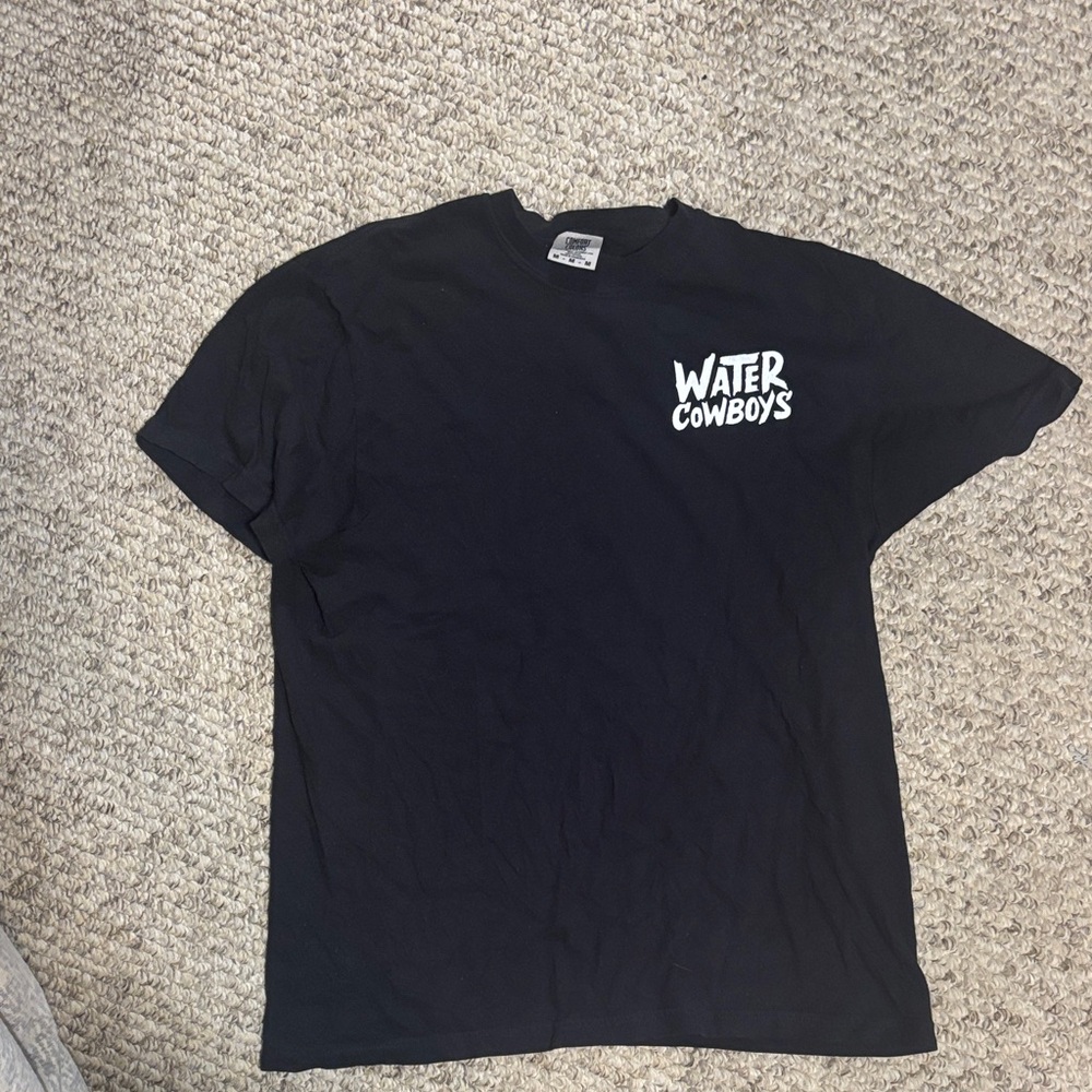 Men's Black Short Sleeve Logo Tee